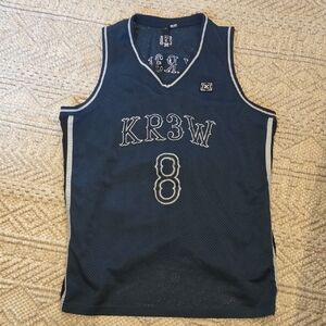 KR3W Dark Blue Sports Jersey